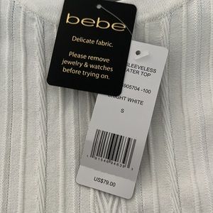 BRAND NEW BEBE TOP SIZE SMALL